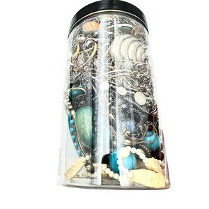 Mystery Jewelry Jar #1892 Wearable Quality Pieces 2lbs Necklace Bracelet Earring
